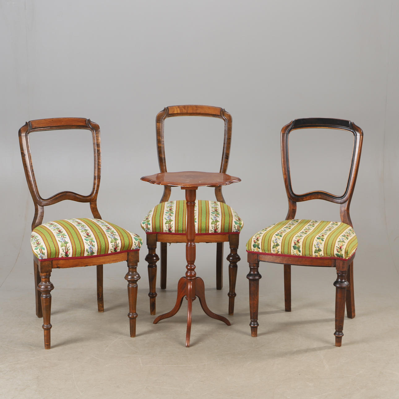 SITTGRUPP, 4 delar, 1800/1900-tal.