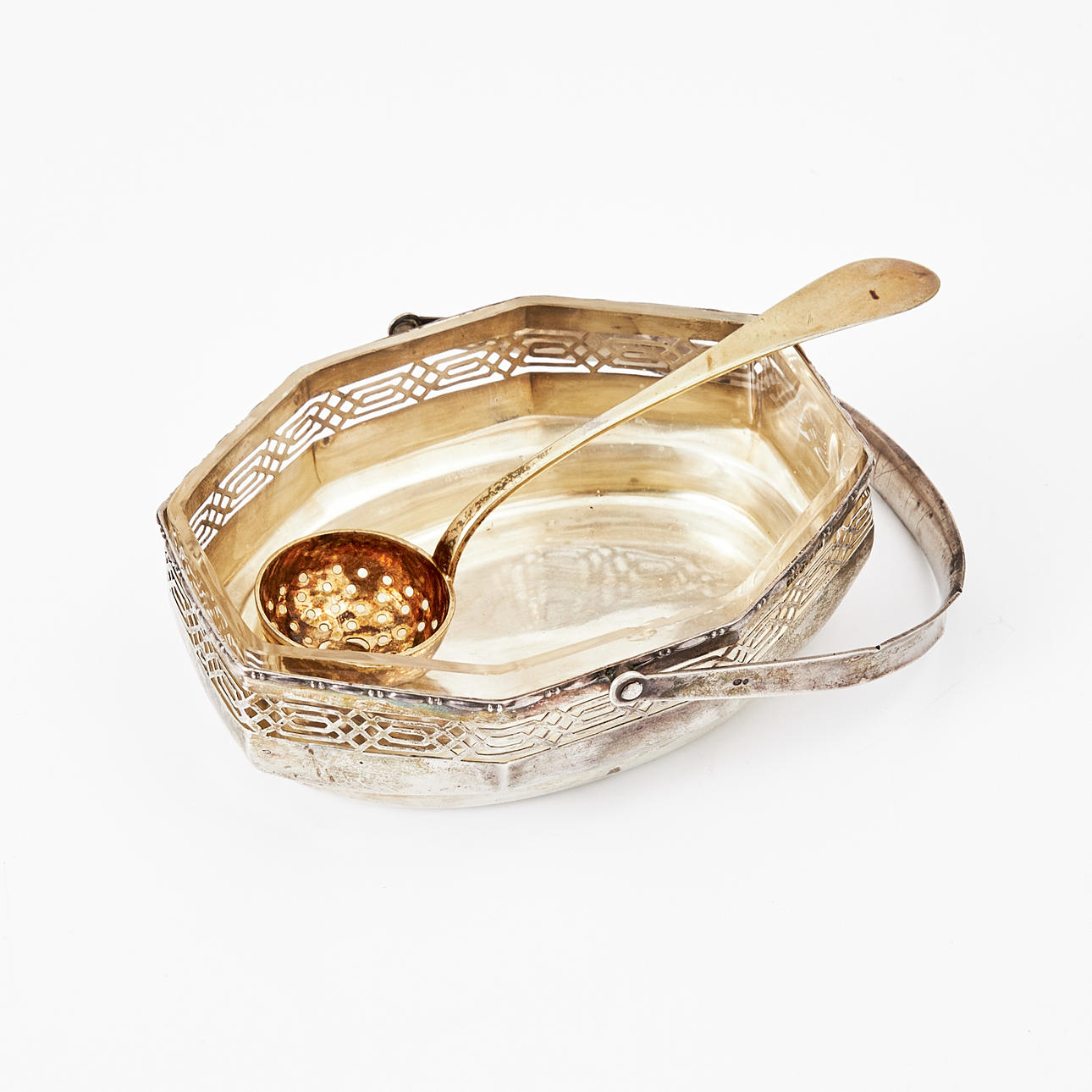 SUKKERSKÅL, sølv, Johan Schurmann, Landskrona, 1915.