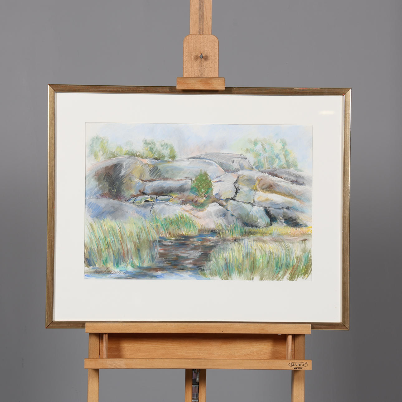 ARNE LJUNGSVIK. WATERCOLOUR, signed, dated 79.