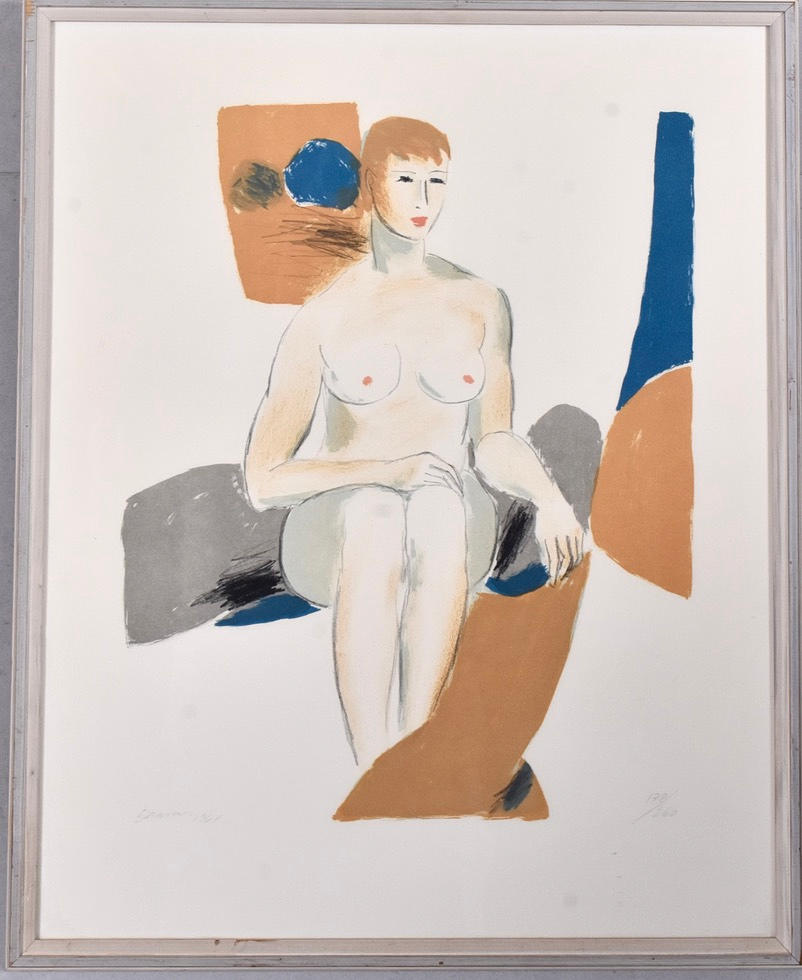 LENNART GRAM. Color lithography.