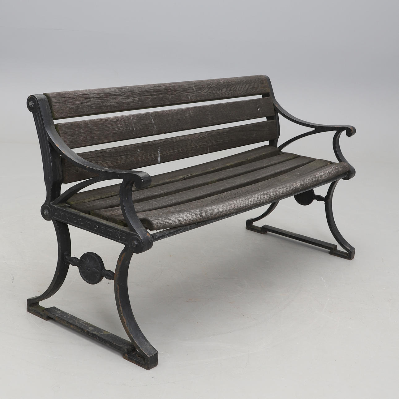 HAVESOFA, støbejern og træ, Fulltofta.