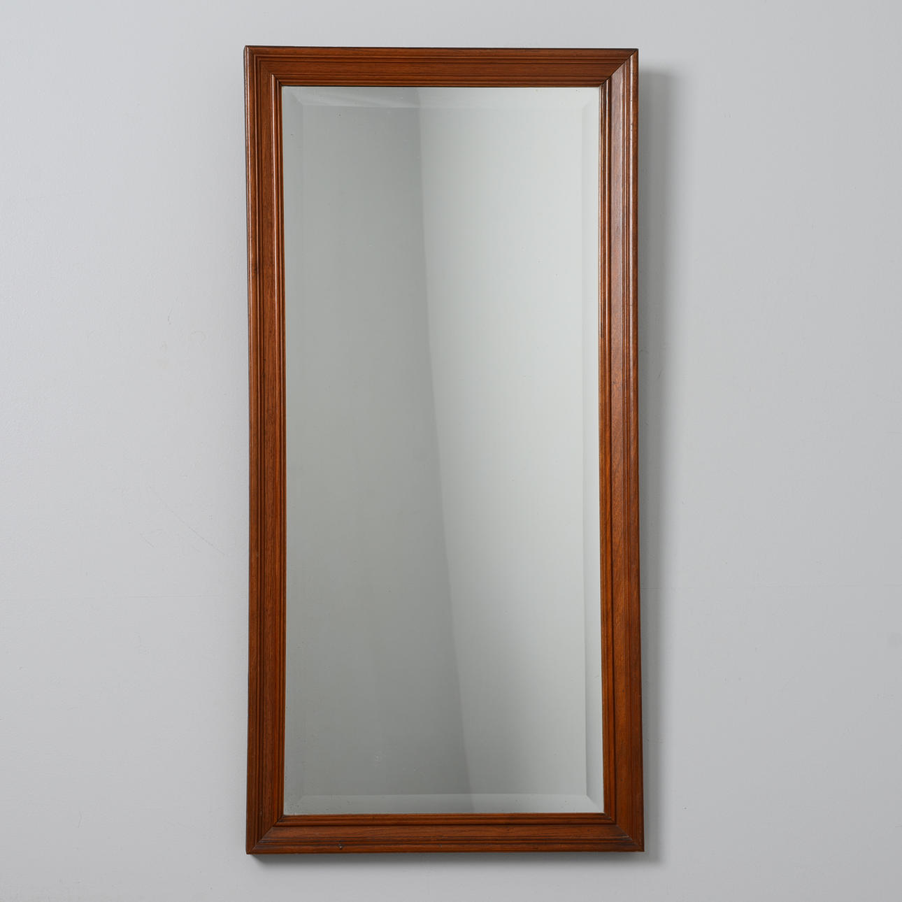 A mirror, cut glass, 20th century.