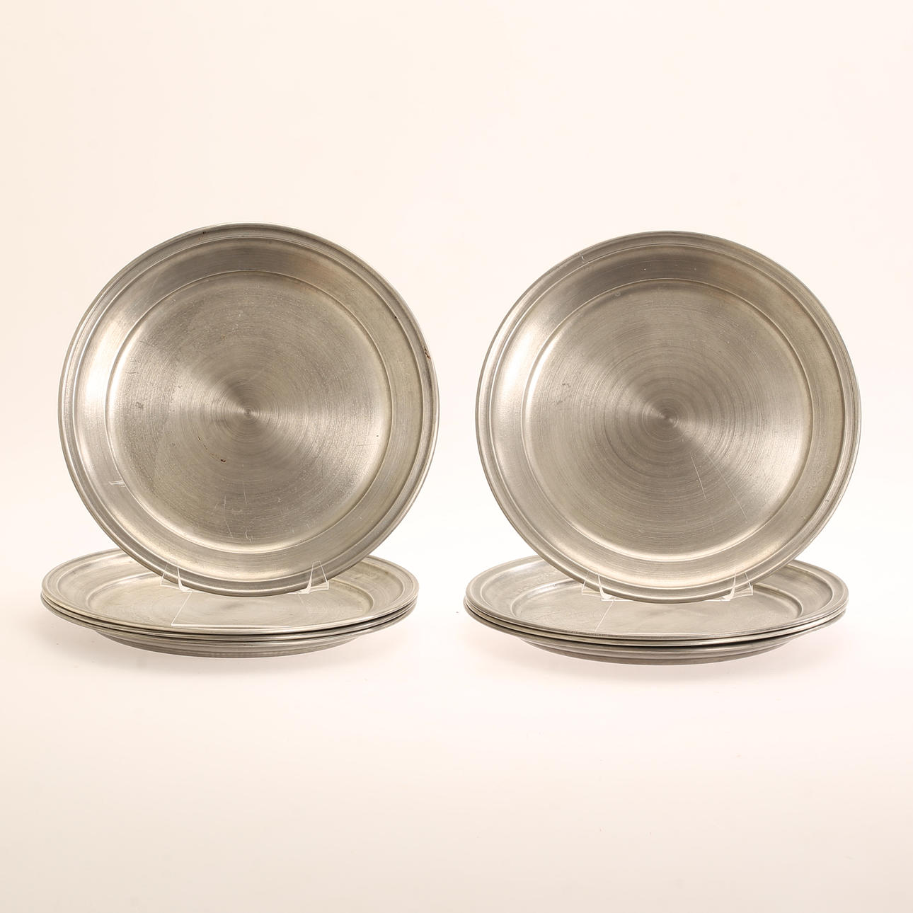 KUVERTPLADER, 8 stk, tin, „Vimmerby Tenn“.