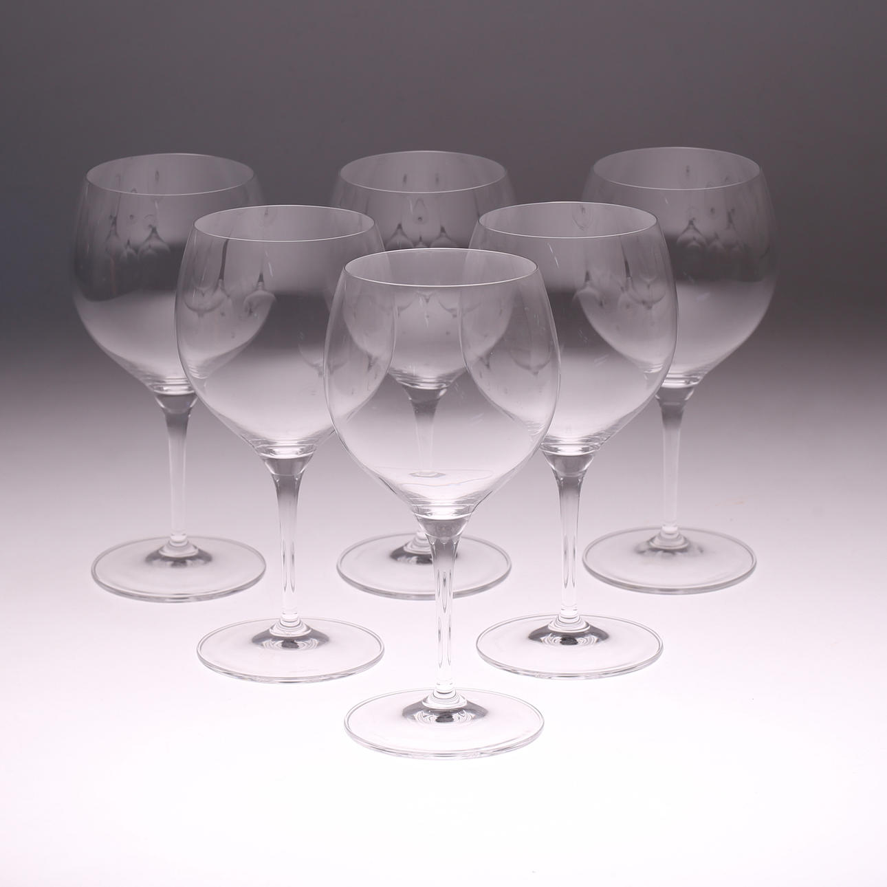 Ein Set mit 6 Weingläsern/Biergläsern, Villeroy & Boch.