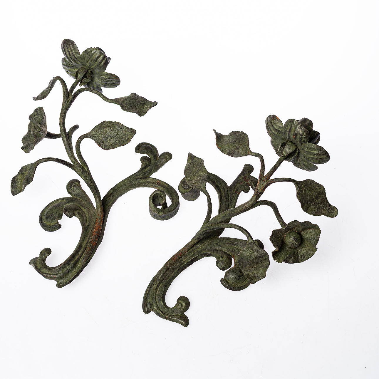 Væglampetter, et par, bronzepatineret, moderne.