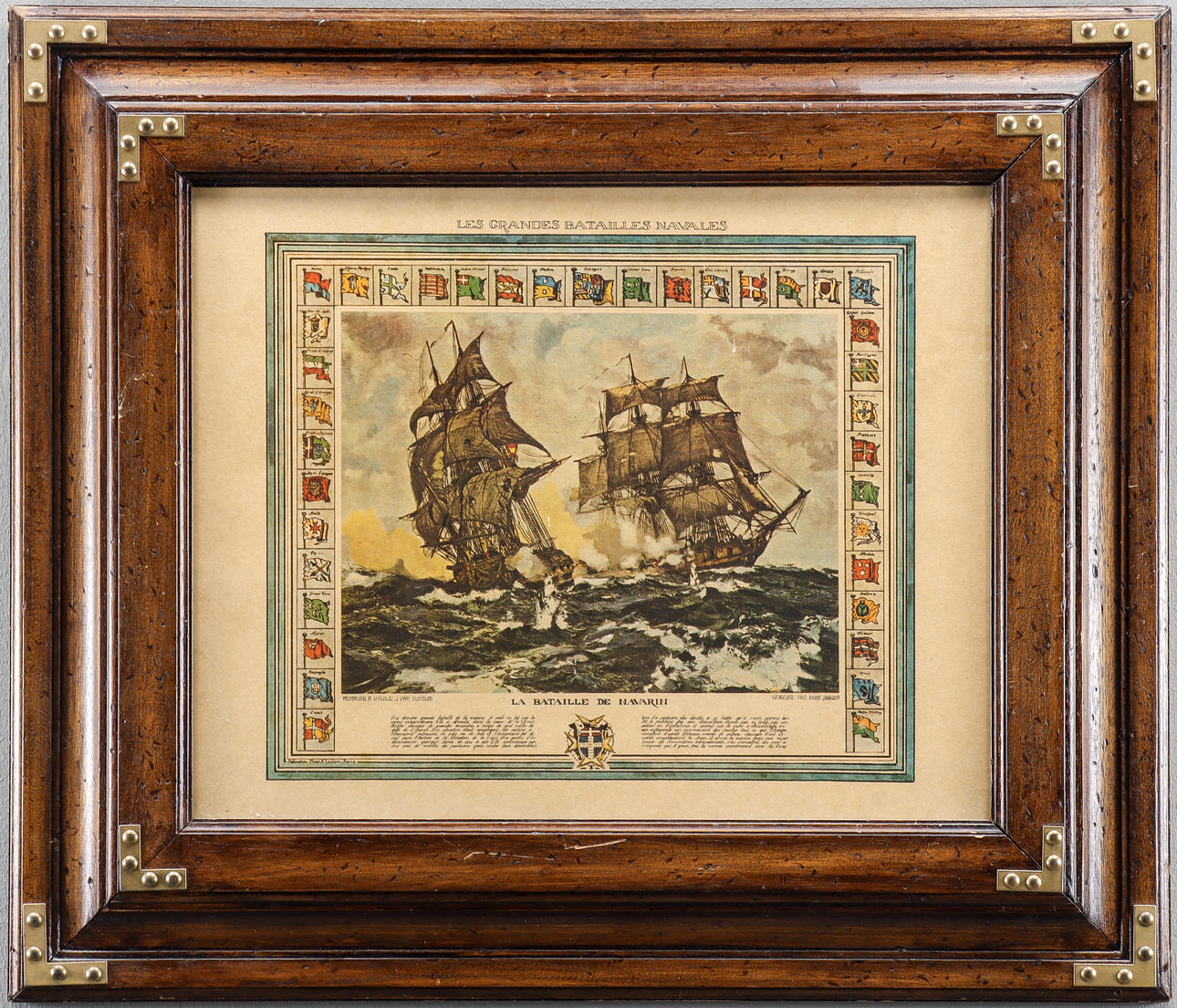 Maalaus meritaistelu.