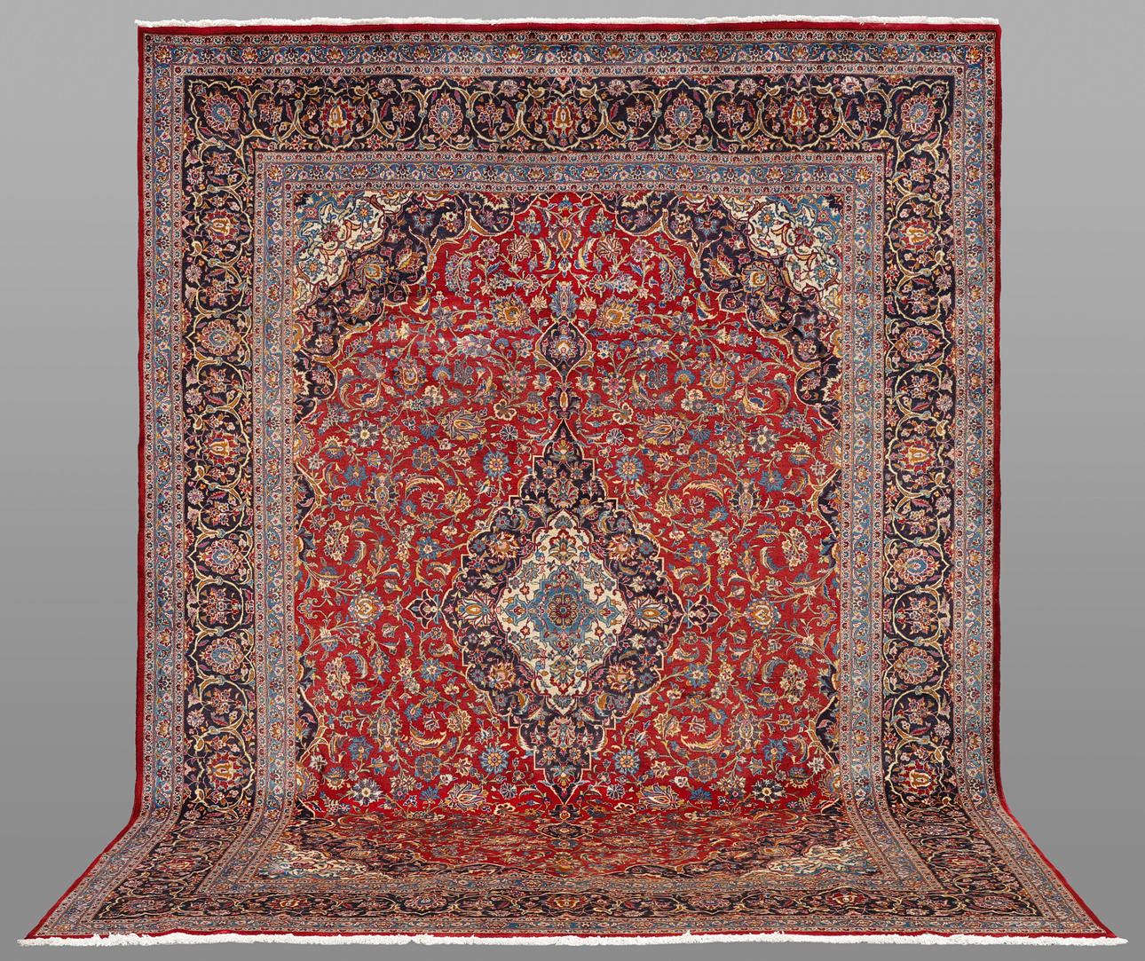 ORIENTTEPPICH. Keshan, Korkkohle, 400 x 300 cm.