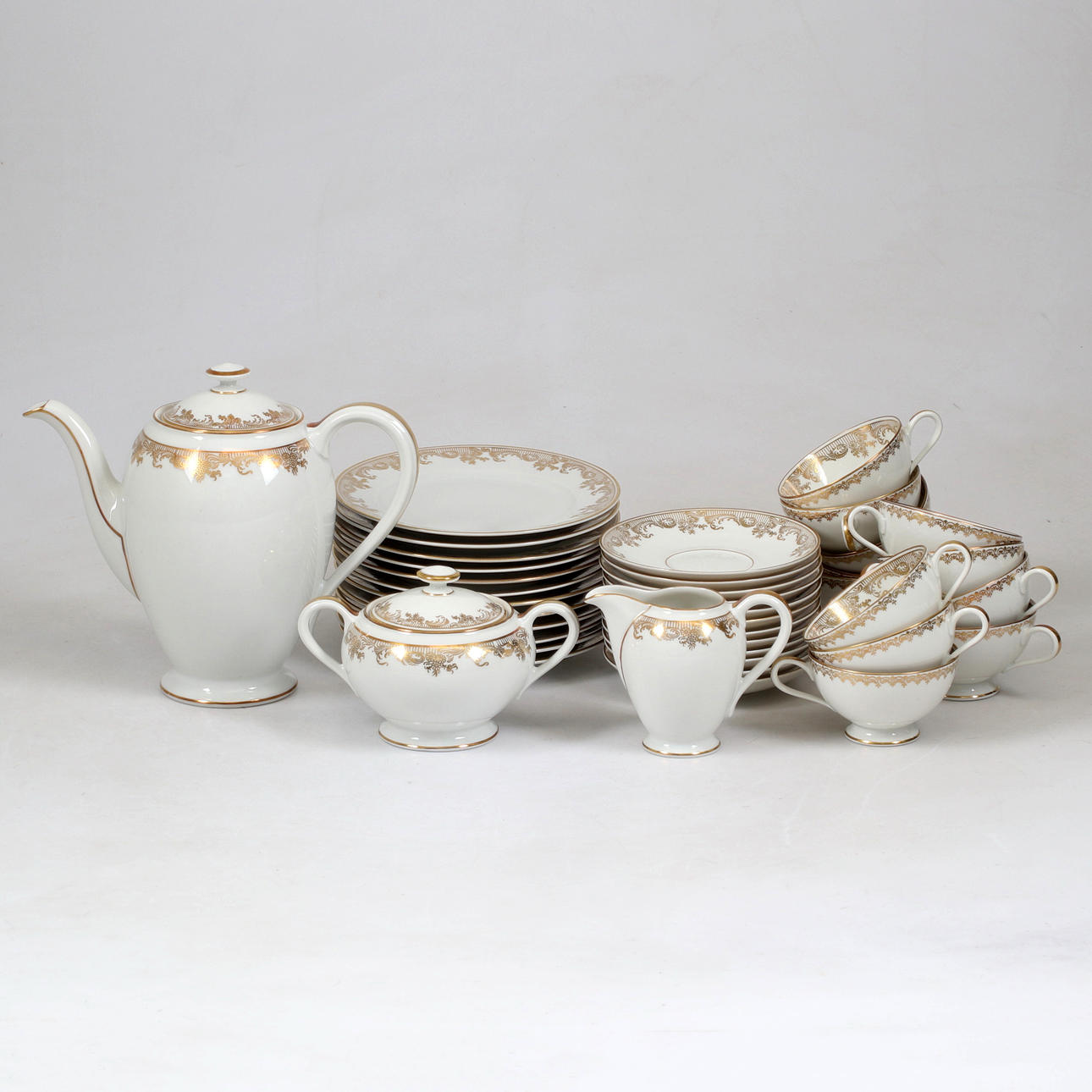 Coffee set, 39 pieces, porcelain, Thomas, Germany.