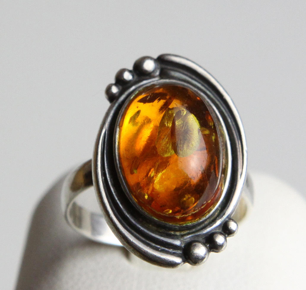 BÄRNSTENSRING, Art Deco, silver 835.