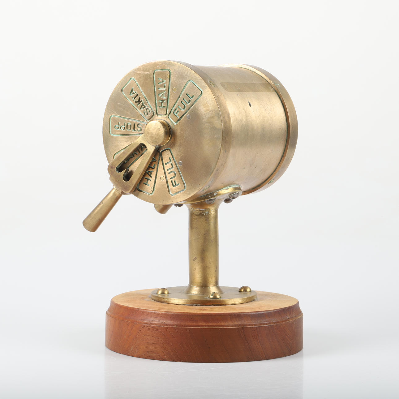 TELÉGRAFO PARA SALA DE MÁQUINAS, LATÓN.