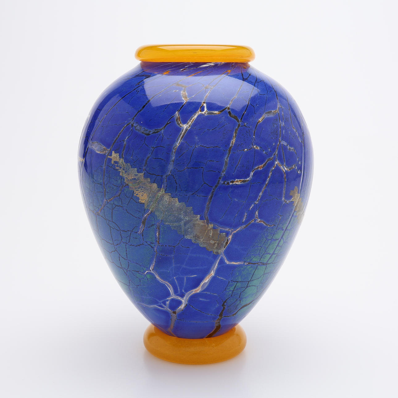 JAN-ERIK RITZMAN. VASE, GLAS, TRANSJÖ.