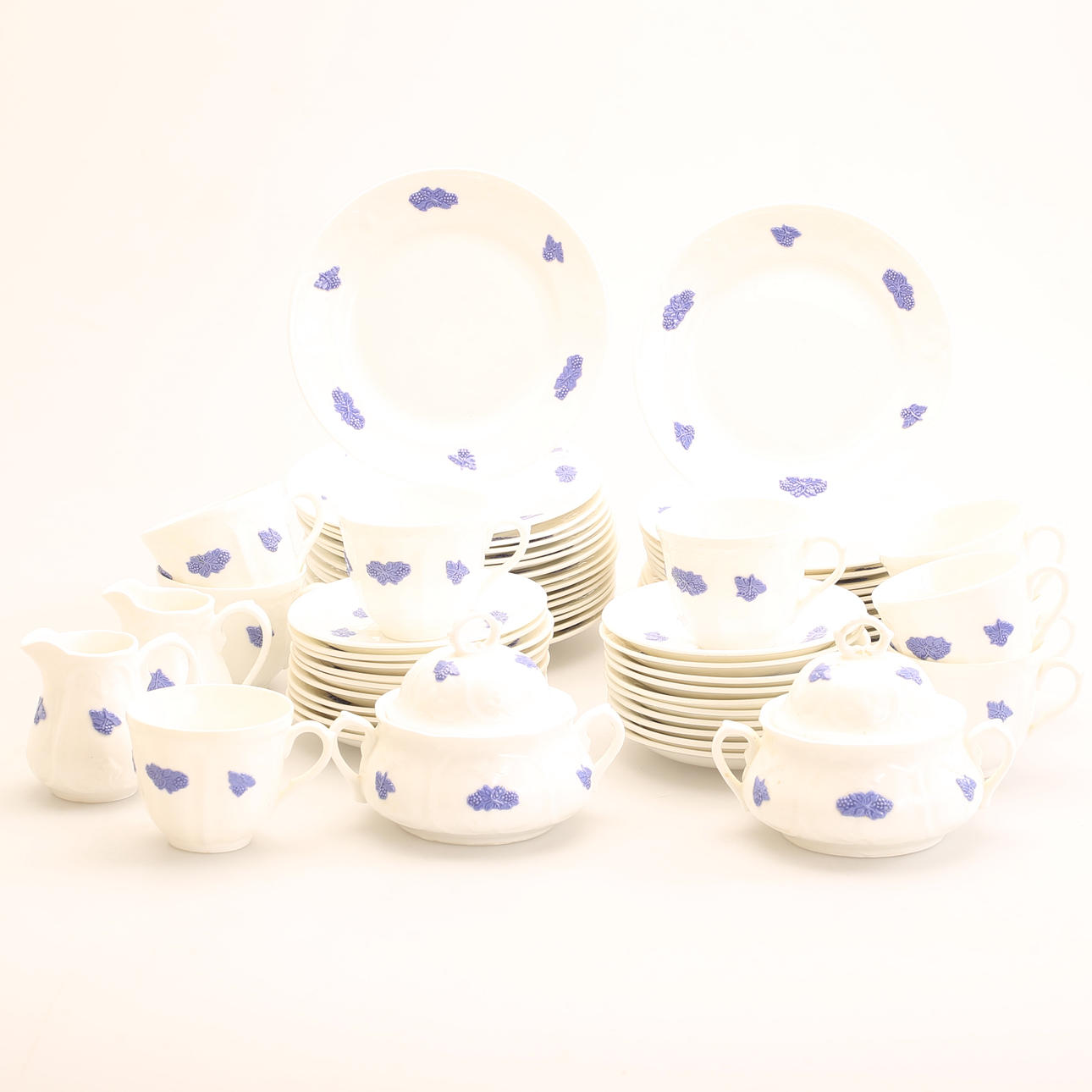 KAFFESERVIS, porslin, "Blå Blom, Gustavsberg.