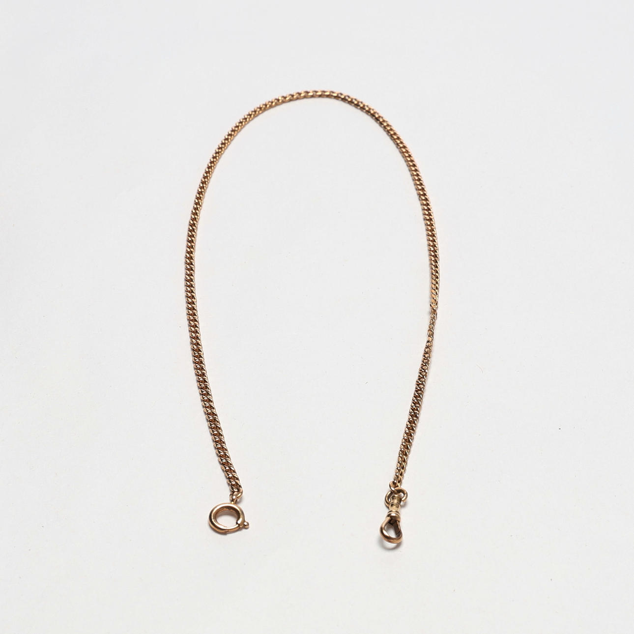 TASCHENUHRKETTE. 18K.