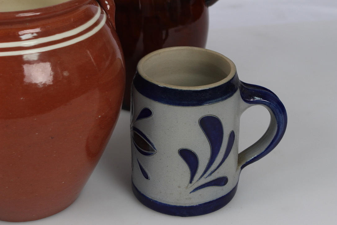 MUKEJA, 5 kpl, kivitavaraa, bl. ja, Gustavsberg.