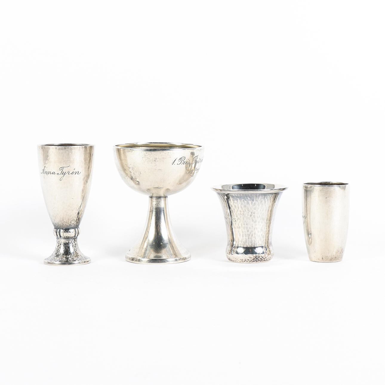 PREISTROPHÄEN 4 Silberstücke.