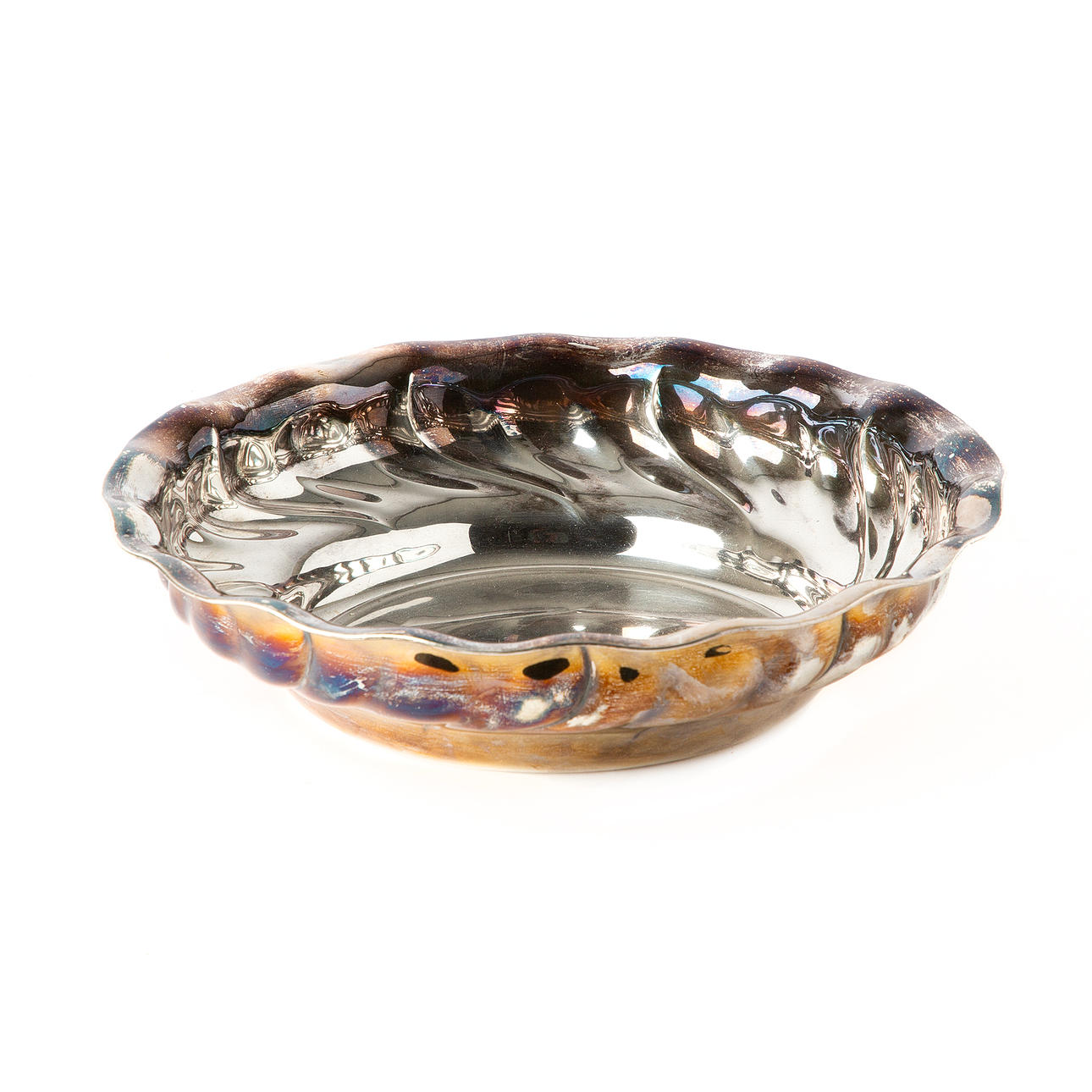 BOWL. A silver, Rococo style, 20th century.