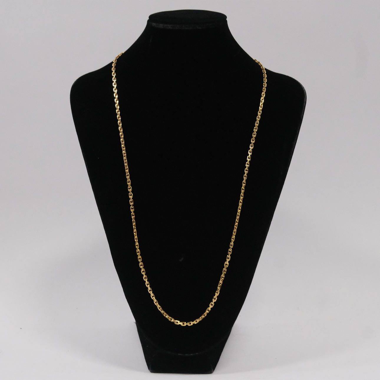 HALSKEDJA, ANKARLÄNK, 18K GULD.