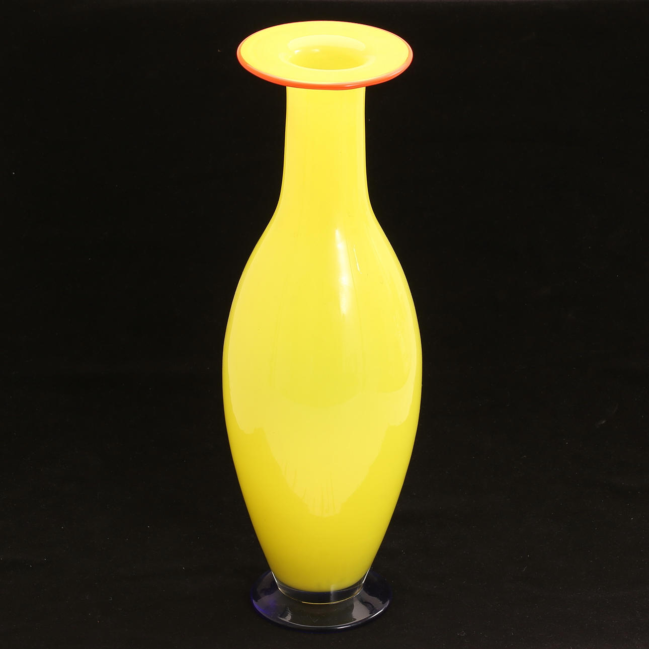 Eine Vase, Kunstglas, Erika Lagerbielke, Orrefors.