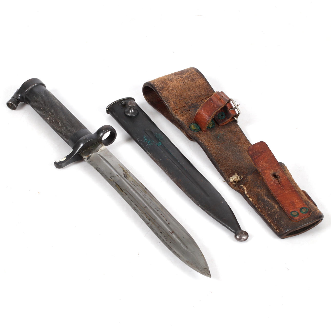 BAJONETT, M/96, mit Leder.