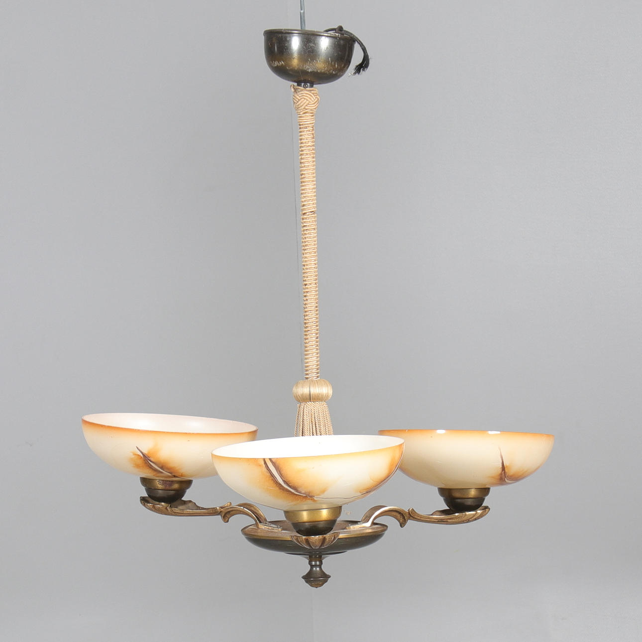 A ceiling lamp, Art Deco, 1930s/40s.