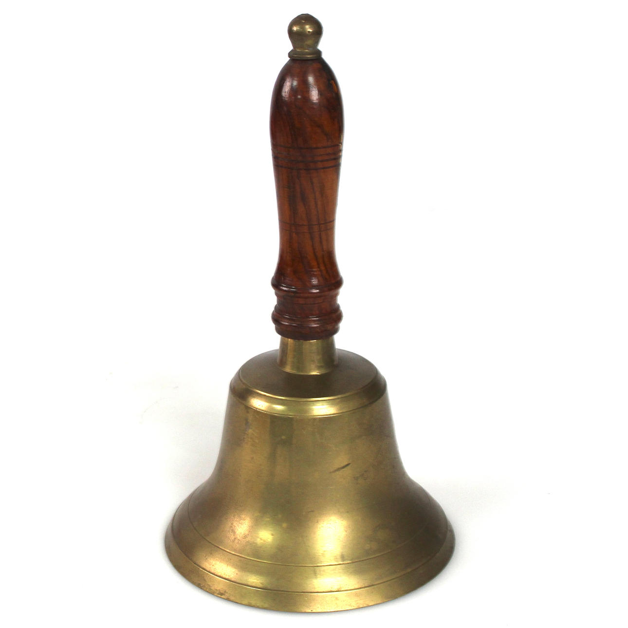 SCHULUHR, Messing und Holz.