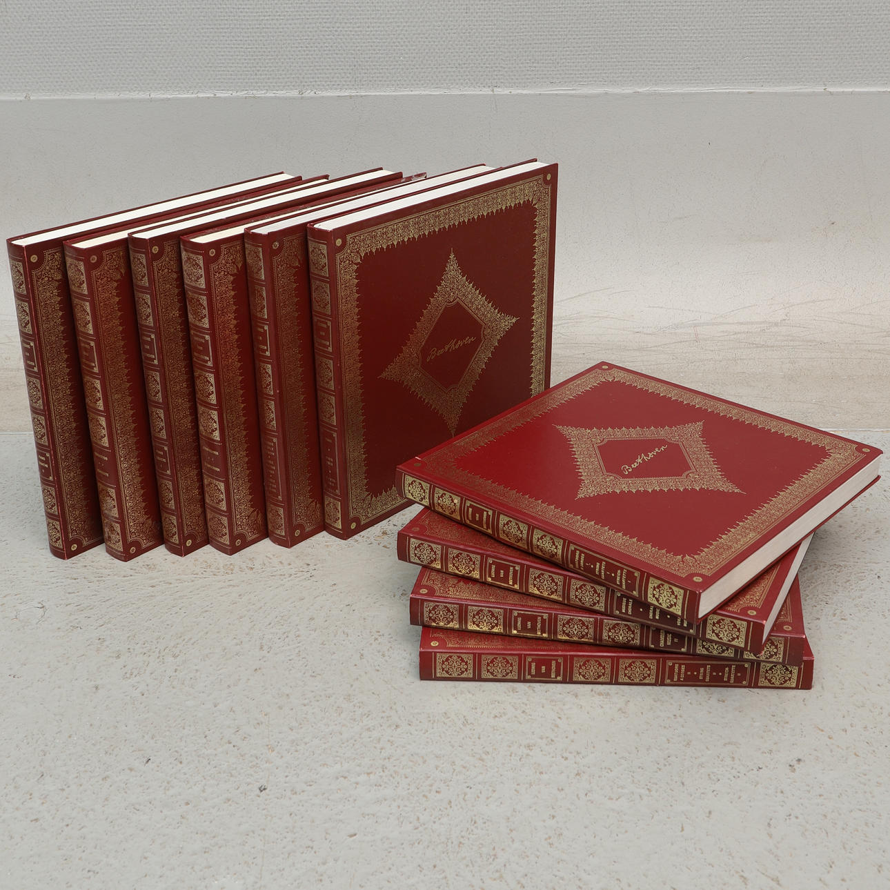 VINYLPLADER, 10 kasser, Ludwig van Beethoven.