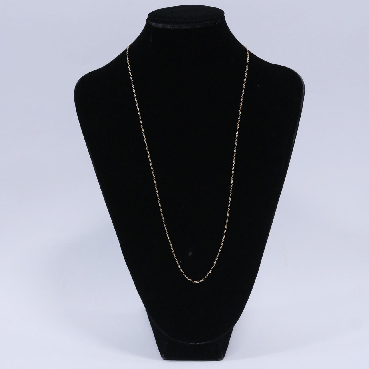 HALSKEDJA, PANSARLÄNK, 14K GULD.