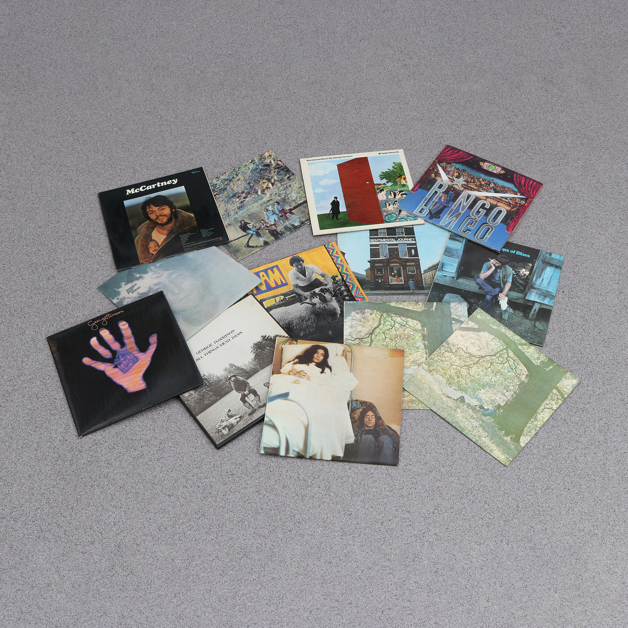 THE BEATLES MEMBERS' SOLO PROJECTS, 13 LPS.