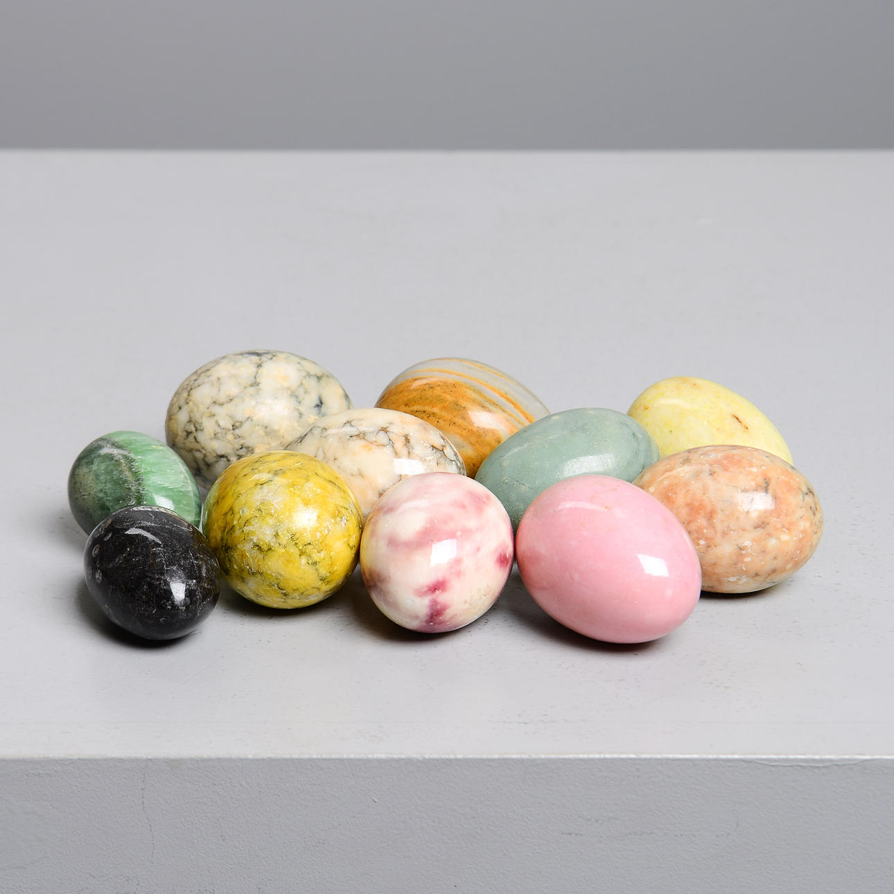 STENÆG, 12 stykker, forskellige typer sten.