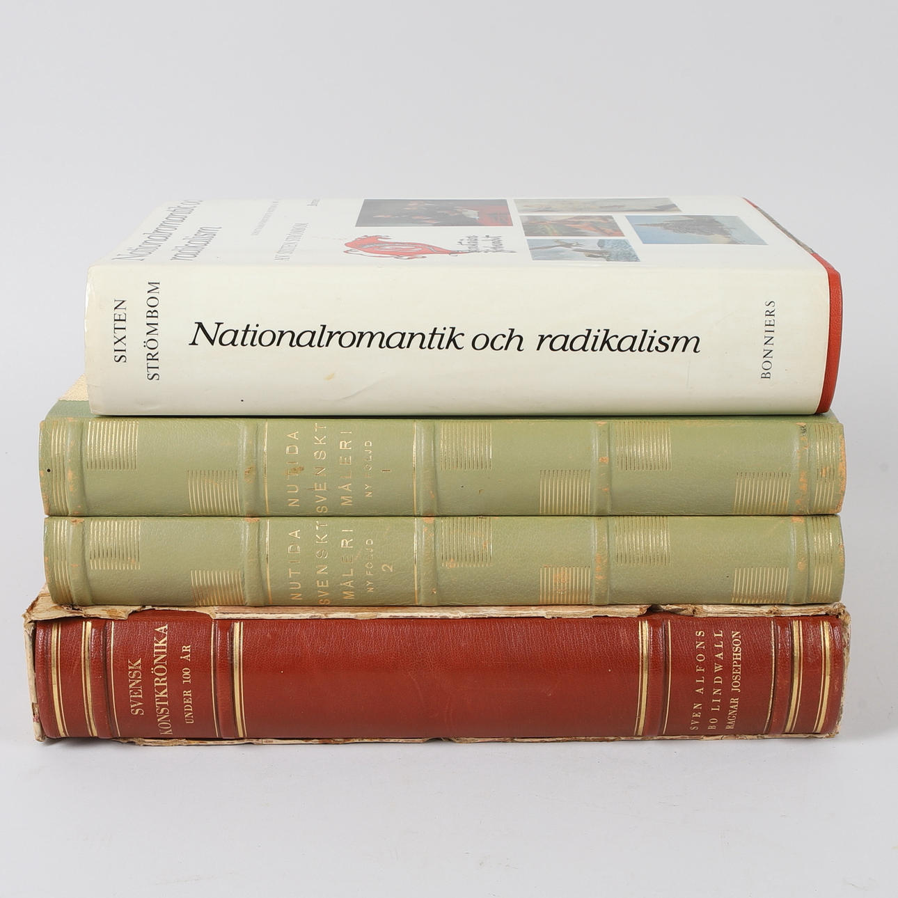 KONSTBÖCKER, 4 st, bl.a. Nutida svenskt måleri.