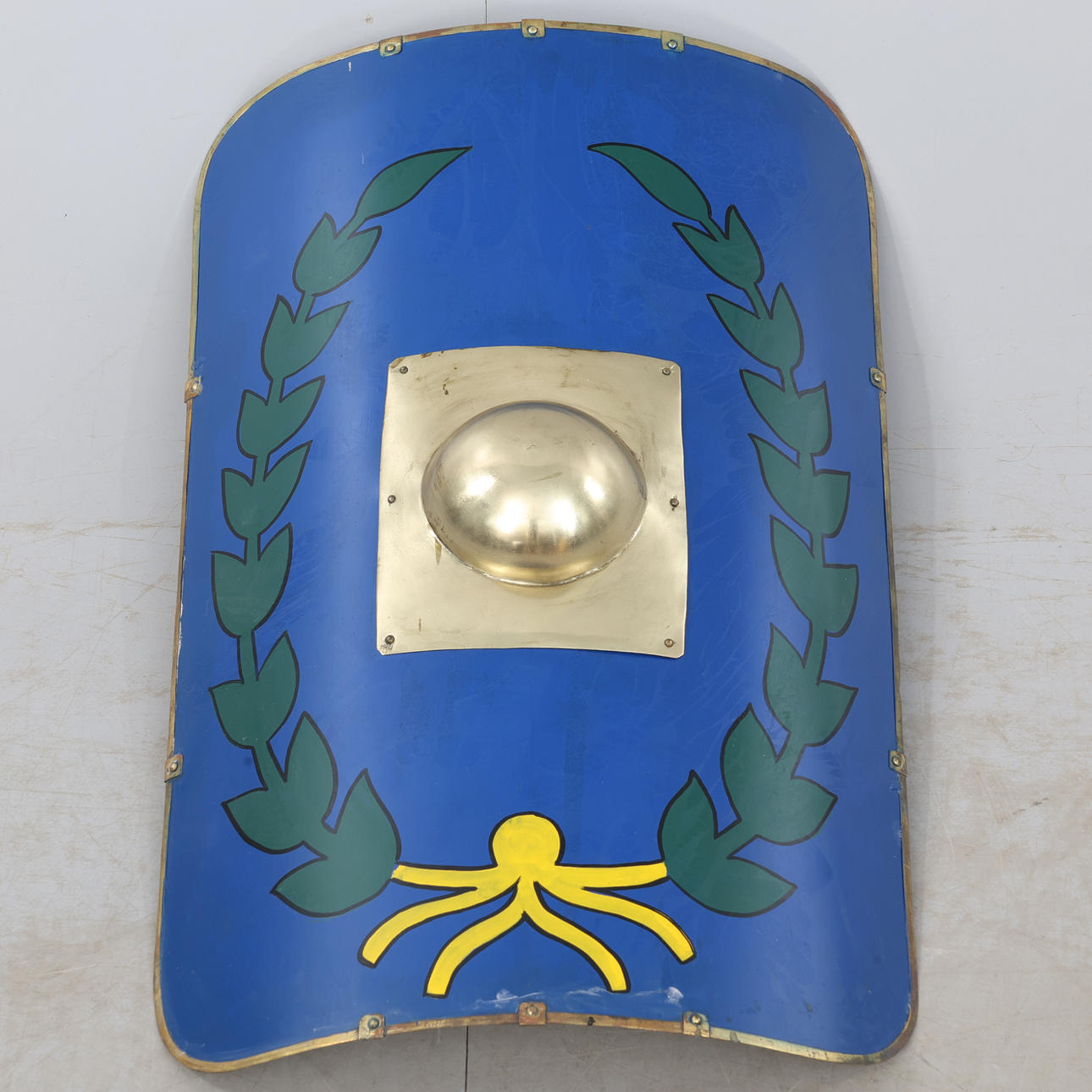 SHIELD. Roman style, metal, contemporary replica.