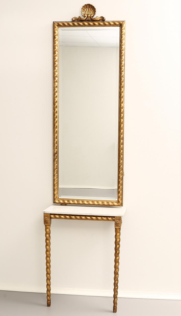 SPEGEL MED TRYMÅBORD, 1900-talets första hälft.