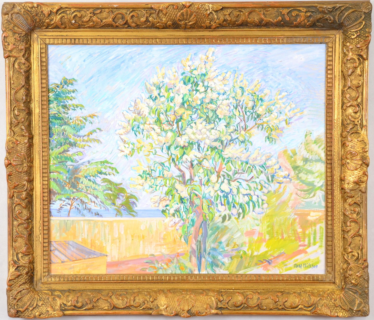 AXEL NILSSON. Olja på duk.