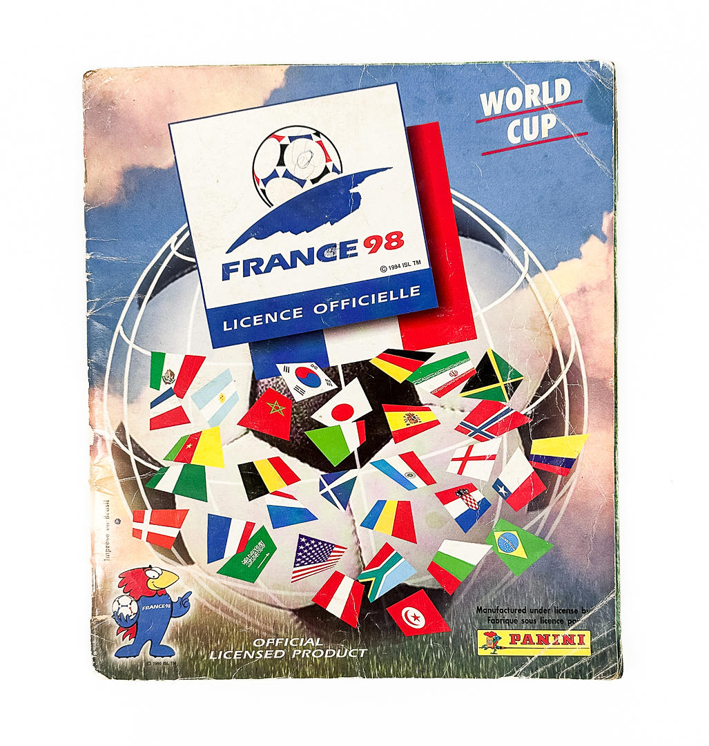 SAMLERALBUM, Panini, VM i Frankrig 1998, komplet.
