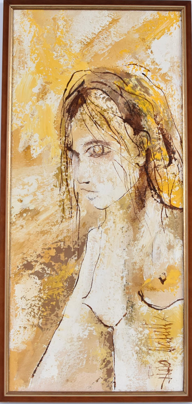 OIDENTIFIERAD KONSTNÄR. Oil on panel.