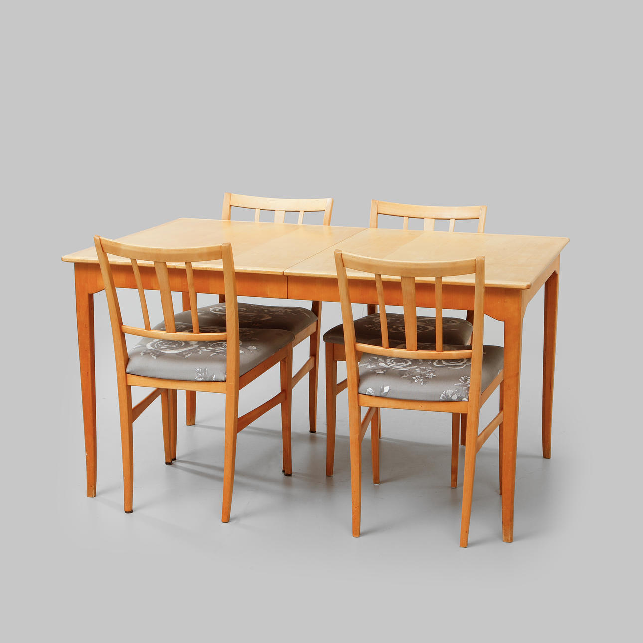 CARL MALMSTEN. Matgrupp, "Talavid", 5 delar, Vaggeryds möbler.