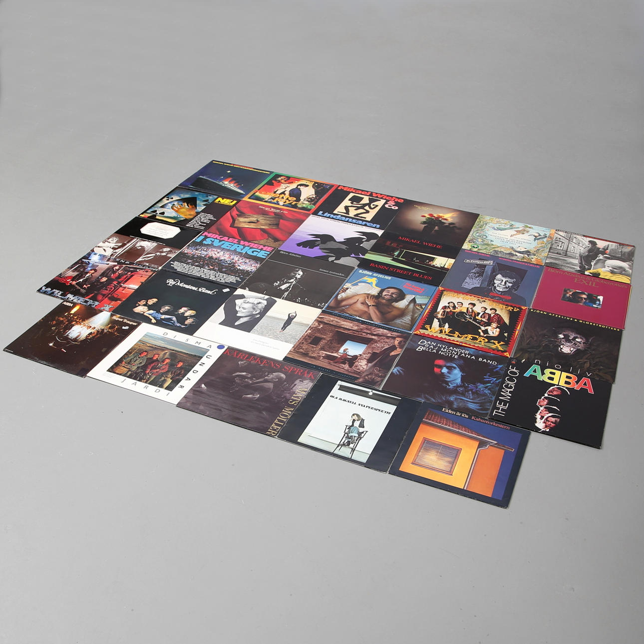 VINYLSKIVOR, 29 st. Sverige 1970-80 samt 90-tal.