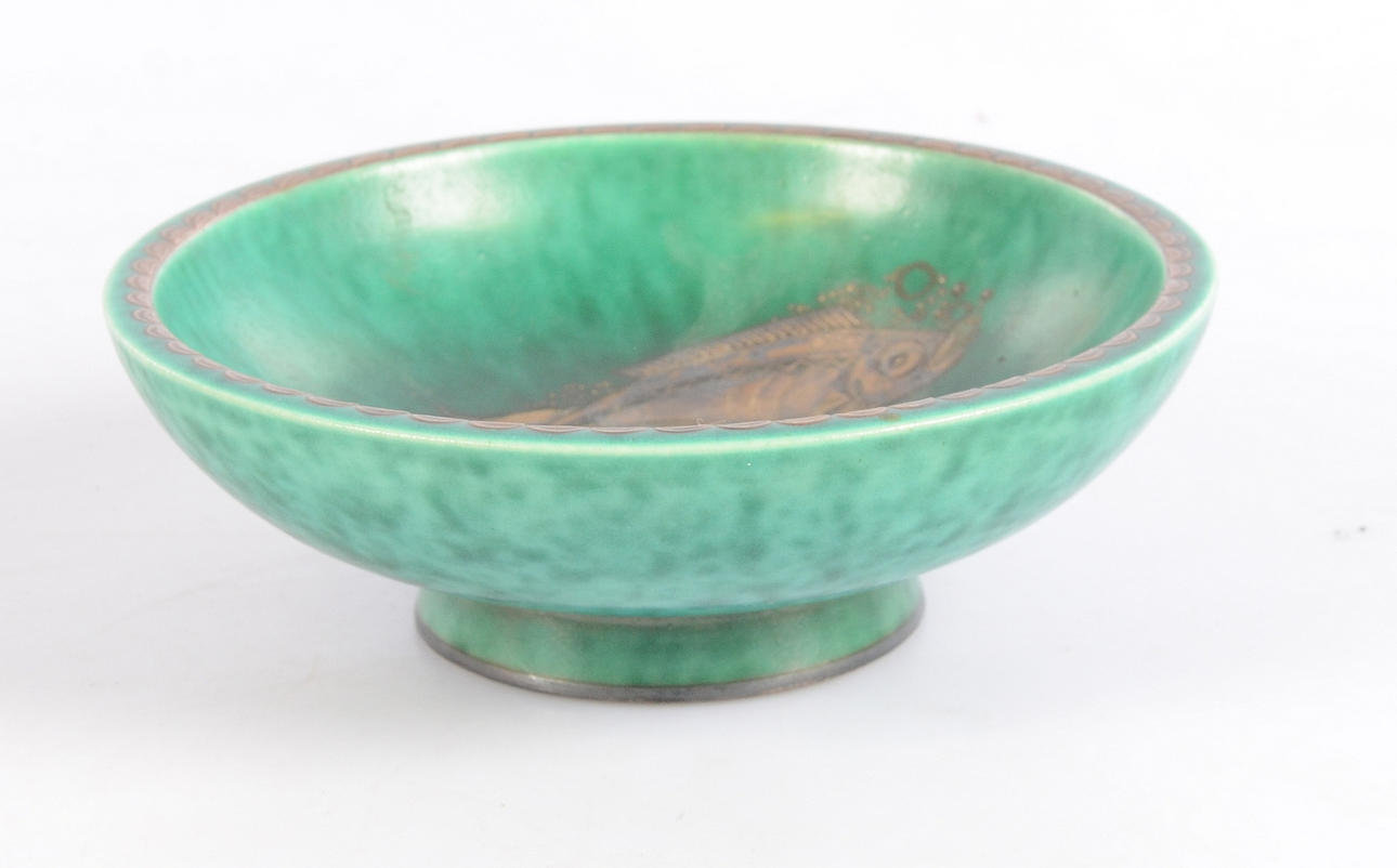 SKÅL, stengods, "Argenta", Wilhelm Kåge, Gustavsberg.