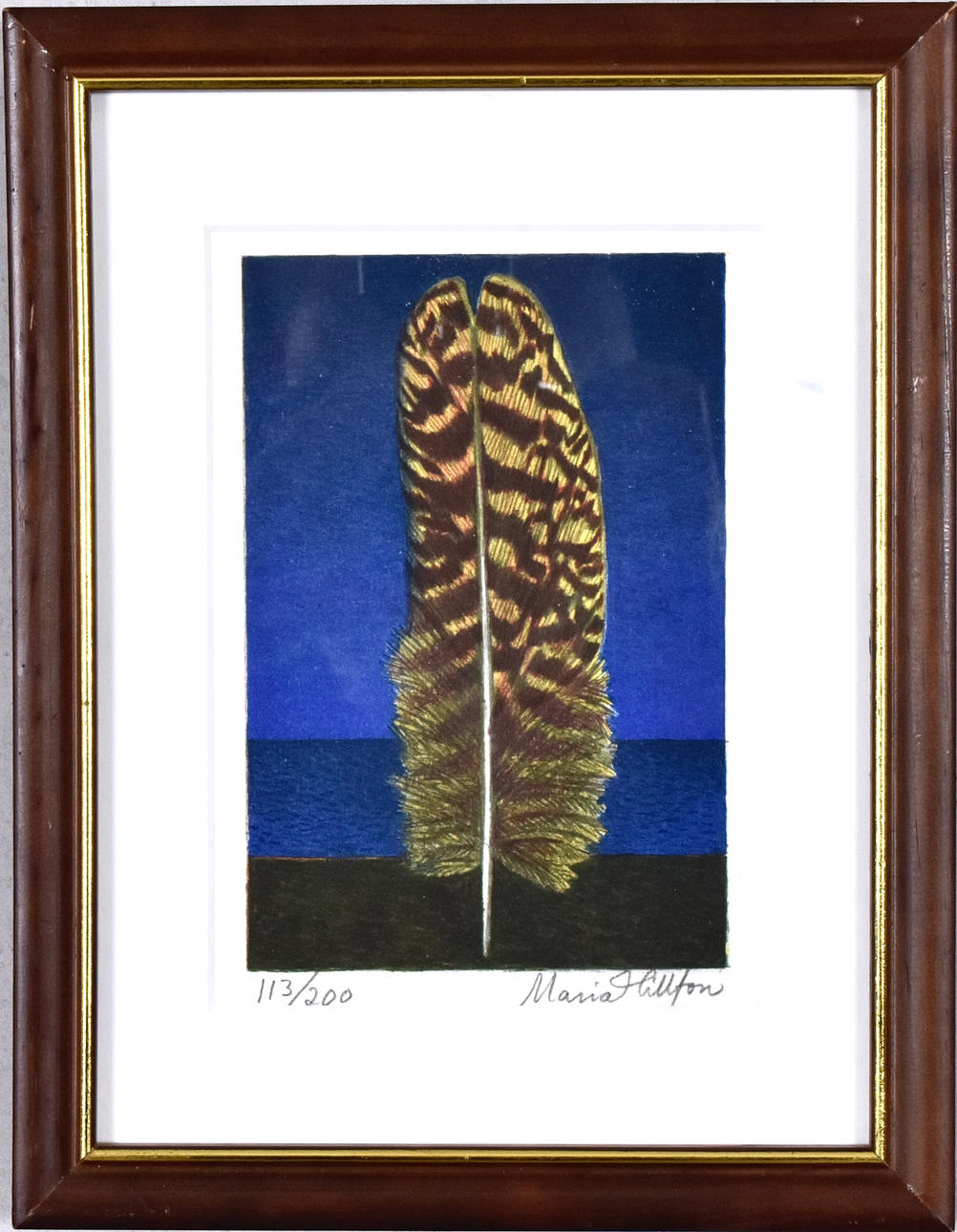 MARIA HILLFON. Color lithography.