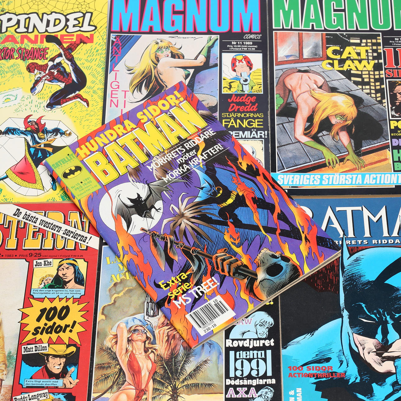 Ein Paar Comics, ca. 110 Stück, b.la Magnum.