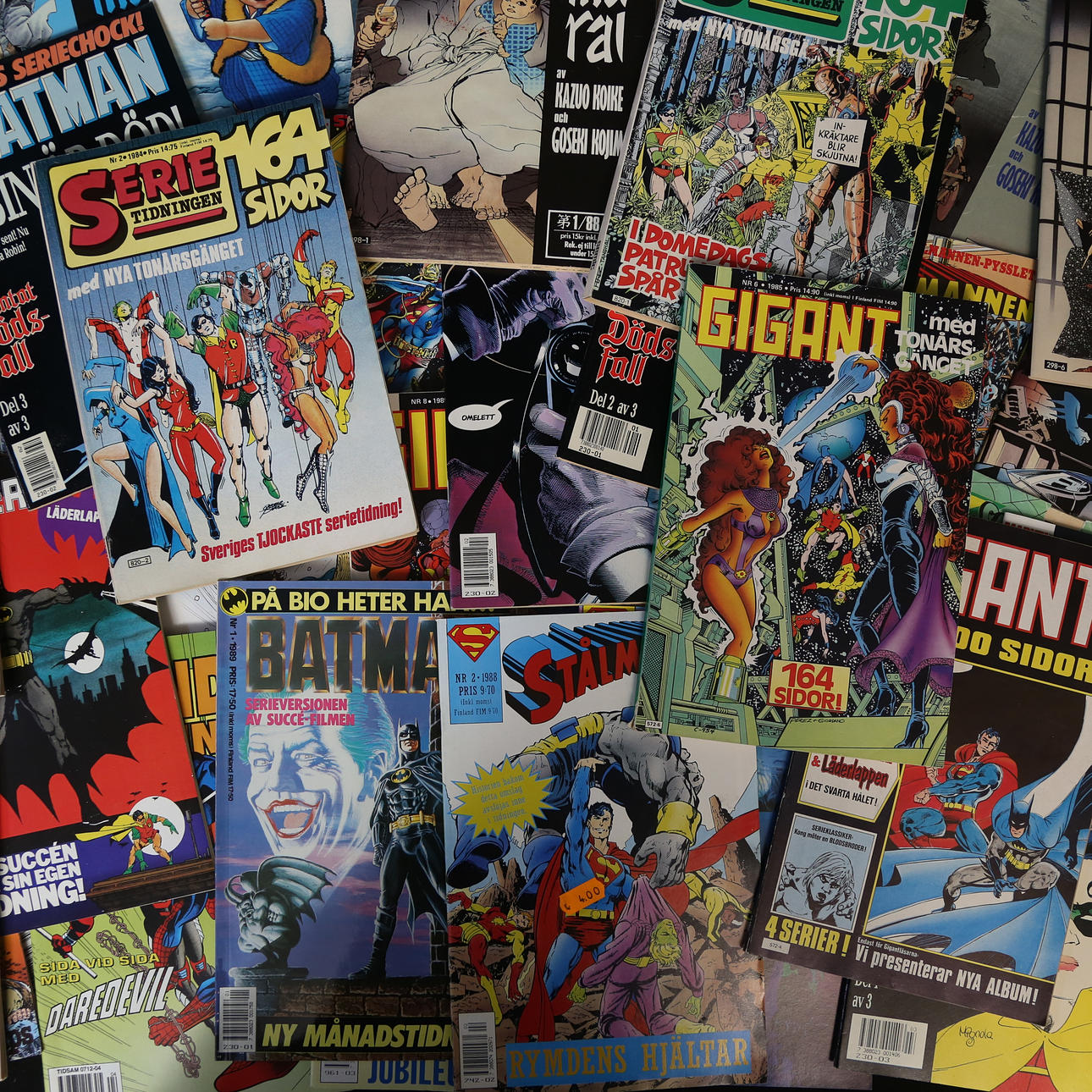 Eine Reihe von Comics, ca. 110 Stück, b.la Superman.