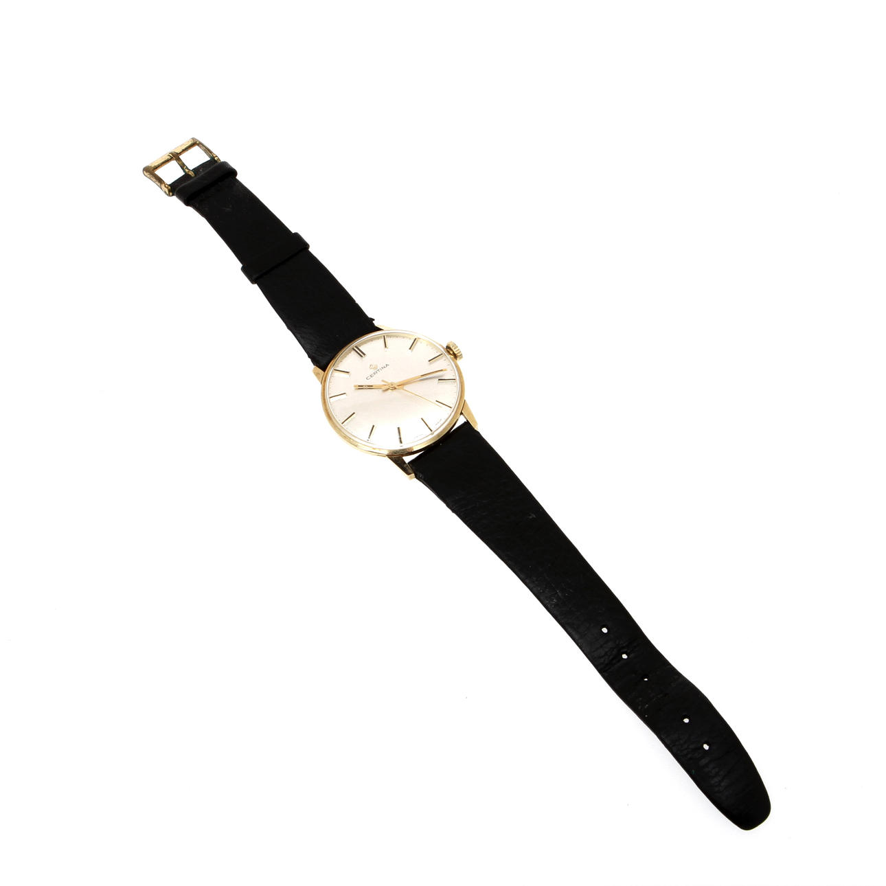 HERRARMBANDSUR, Certina, 14k i ur.