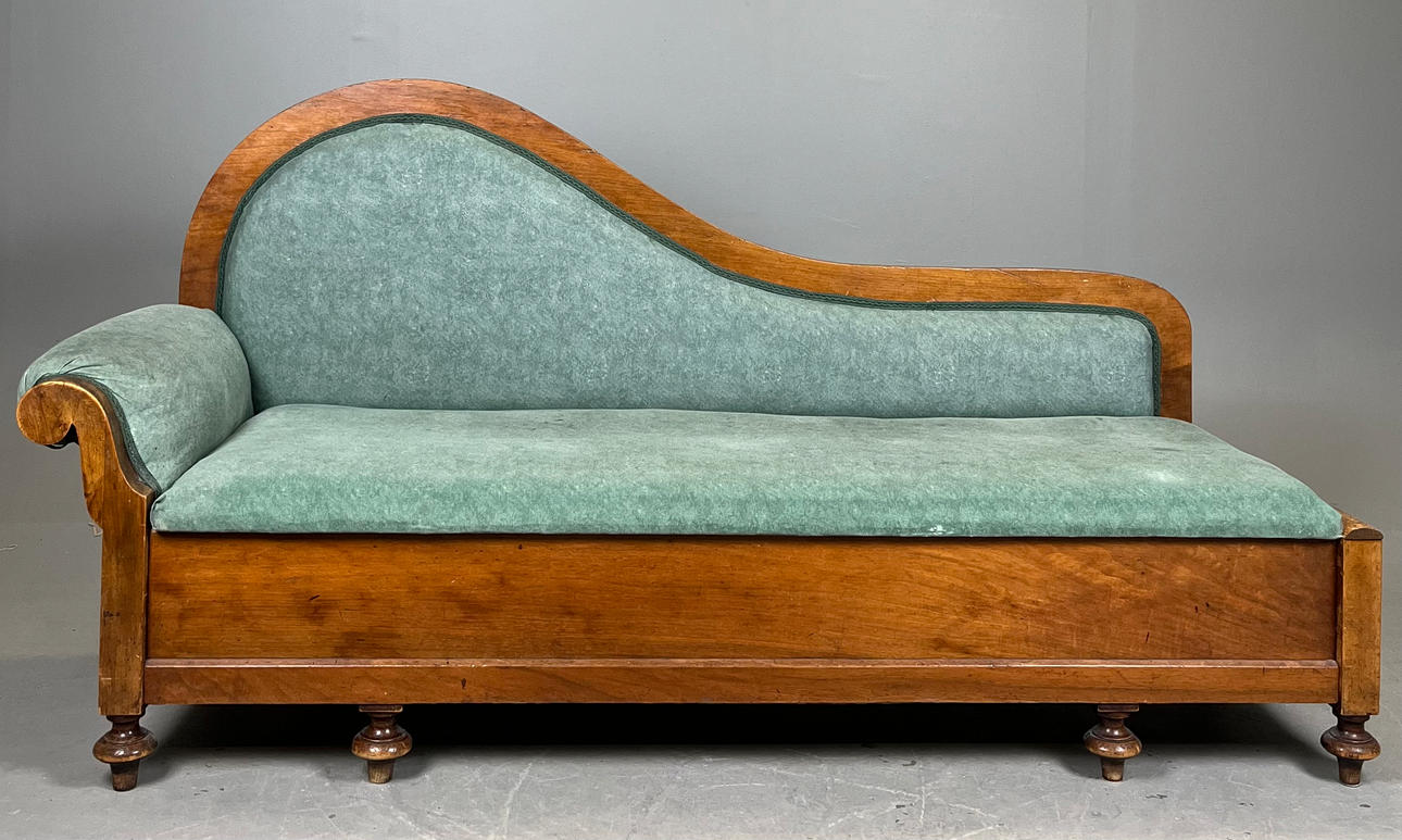 Una chaise longue del siglo XIX.