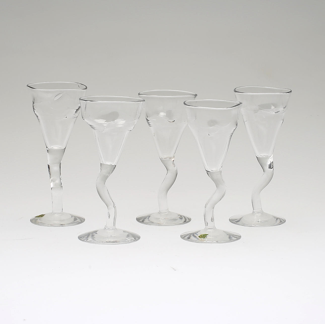 SNAPSGLAS, 5 st, Elmhults glasbruk.