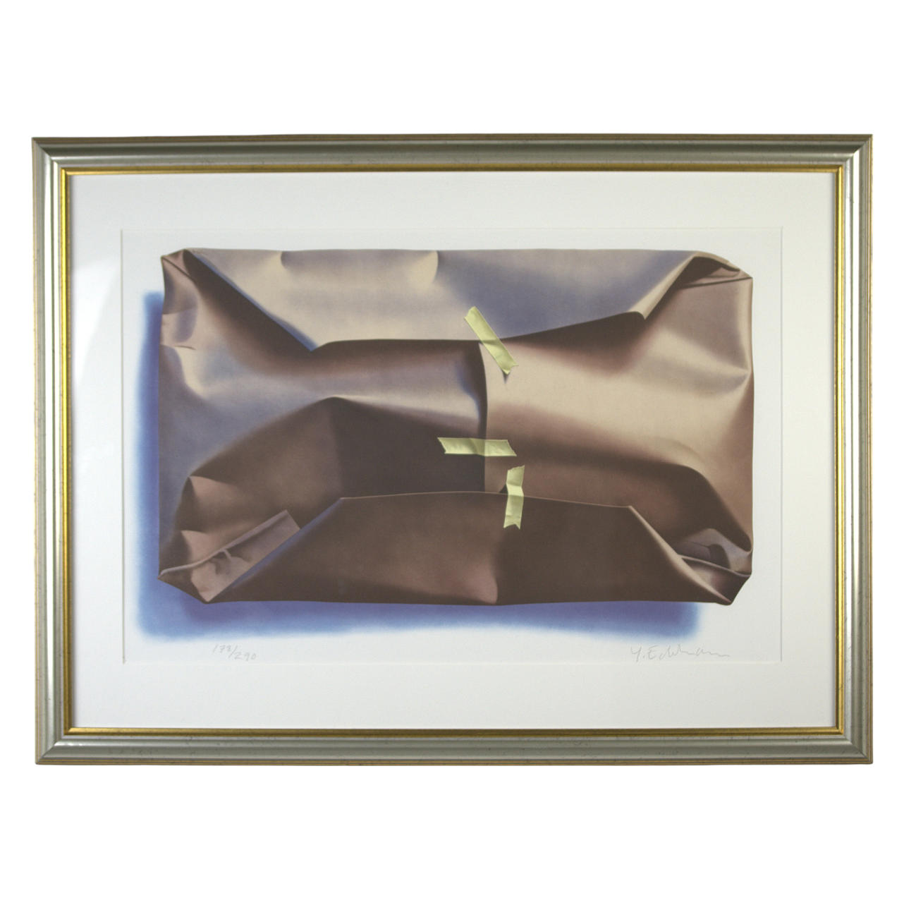 YRJÖ EDELMANN. Lithograph 178/290, wrapped package, signed.