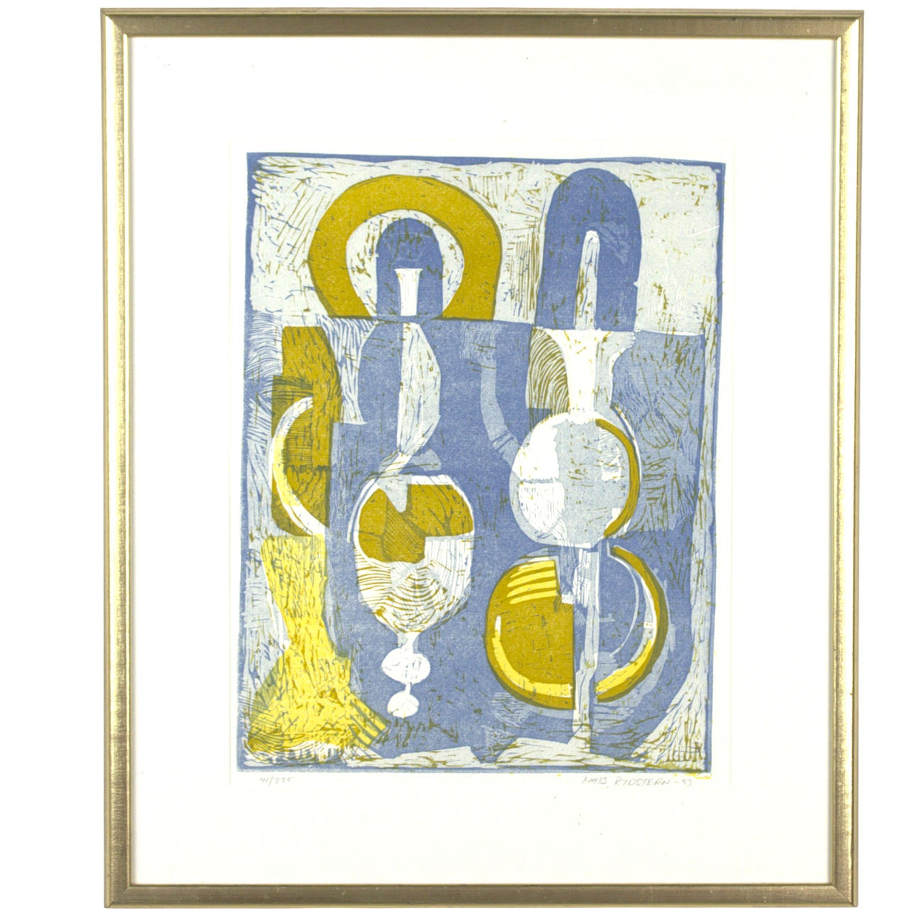 MATS RYDSTERN. Lithograph 41/225, composition, signed 1993.