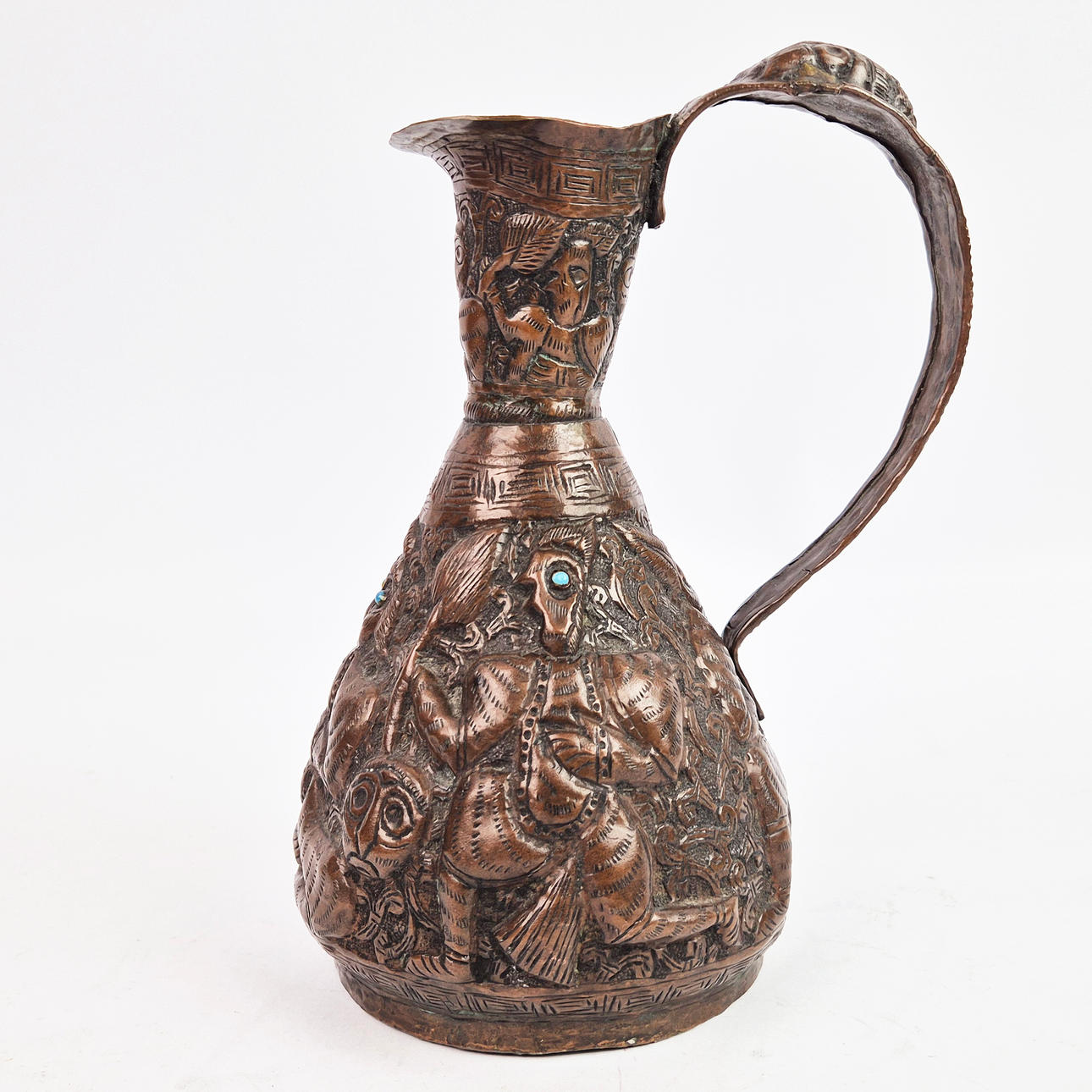 SOUTH AMERICAN COPPER EWER.
