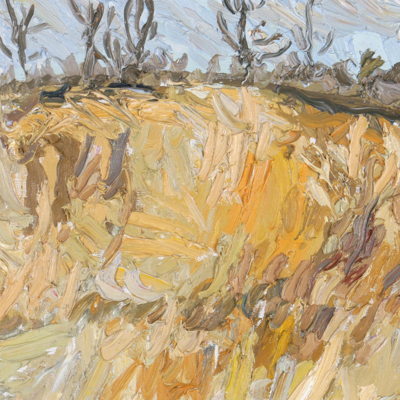 GUNNAR DAHLSTRAND. Olja på duk, "Grustag", monogramsignerad GD.