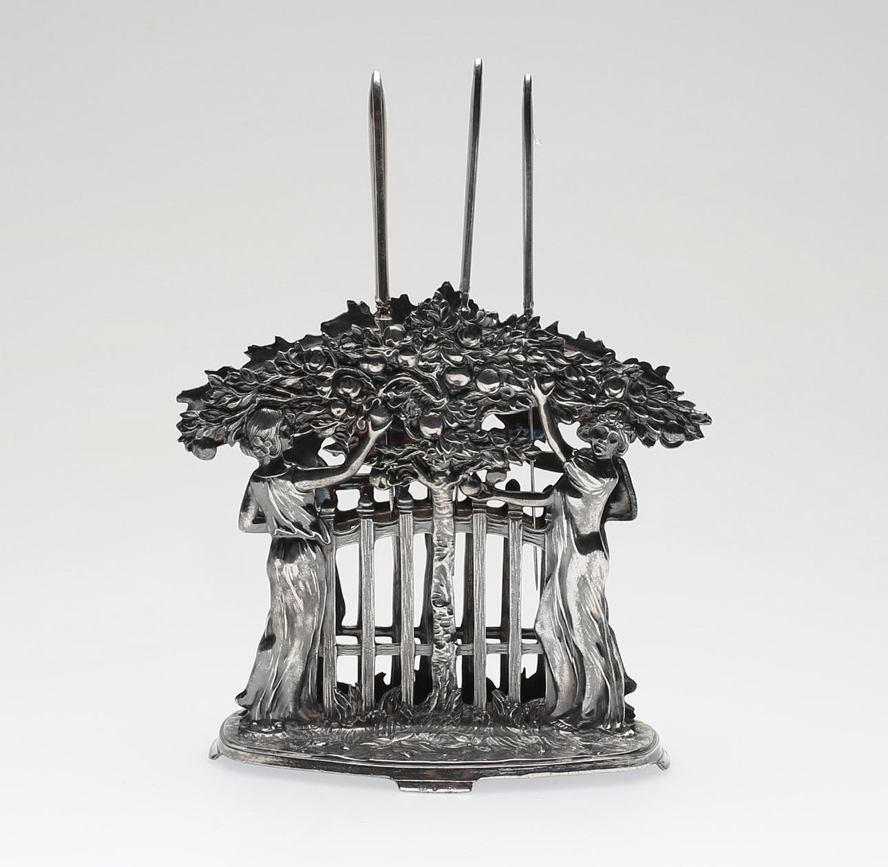 KNIVSTÄLL, nysilver, jugend,1900-talets början.