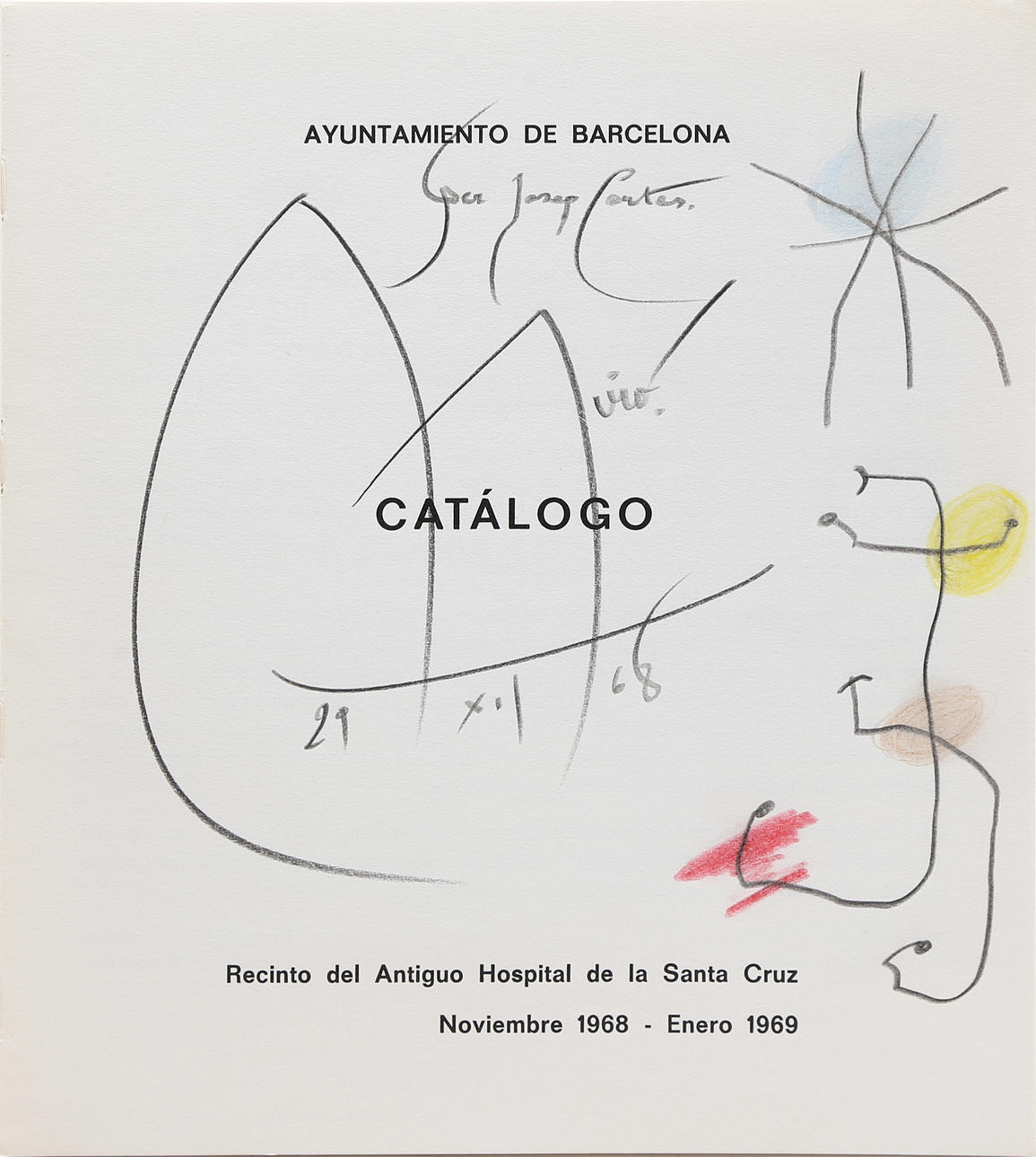 JOAN MIRÓ. Sin título.